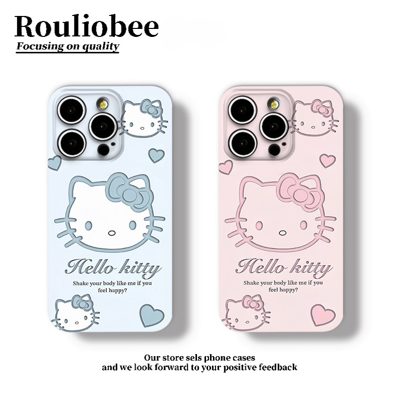 可爱凯蒂猫适用iphone16promax手机壳苹果13菲林14华为mate70pro卡通vivox200小米15女oppo硬壳12红米k80荣耀