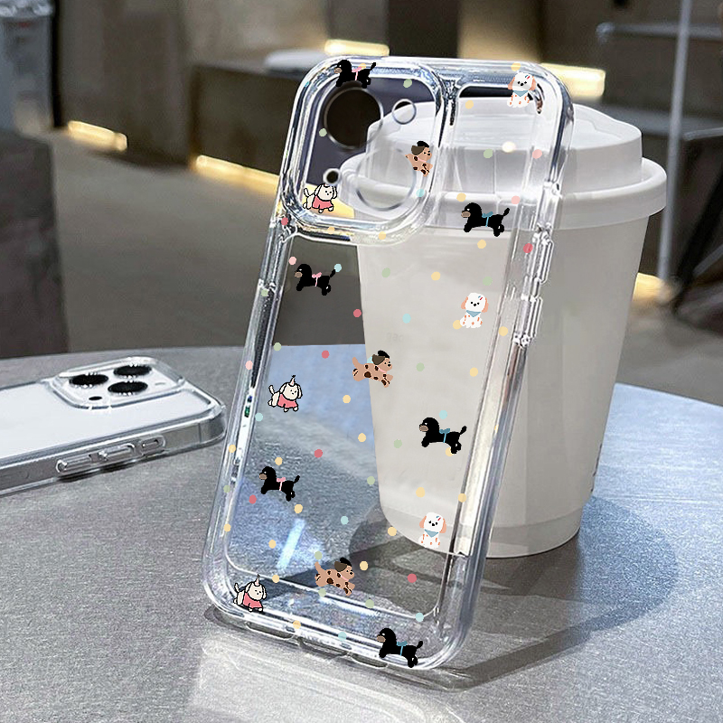 波点动物适用苹果16pro手机壳iPhone15promax新款13华为mate60荣耀200防摔12小米14透明vivo全包oppo软壳k70