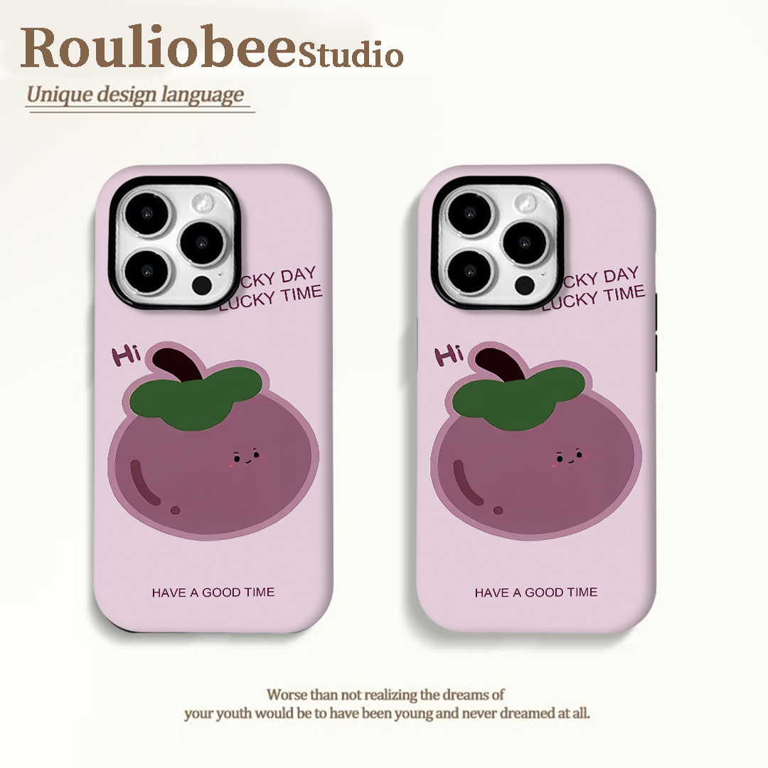 趣味山竹适用苹果16pro手机壳iPhone15promax新款14华为mate60荣耀p70防摔12小米13菲林vivo全包oppo创意11套