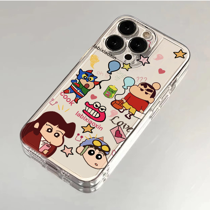 小新超人适用苹果14手机壳iPhone15promax新款nova12华为mate60荣耀90防摔11小米13硅胶vivo全包oppo软壳k60