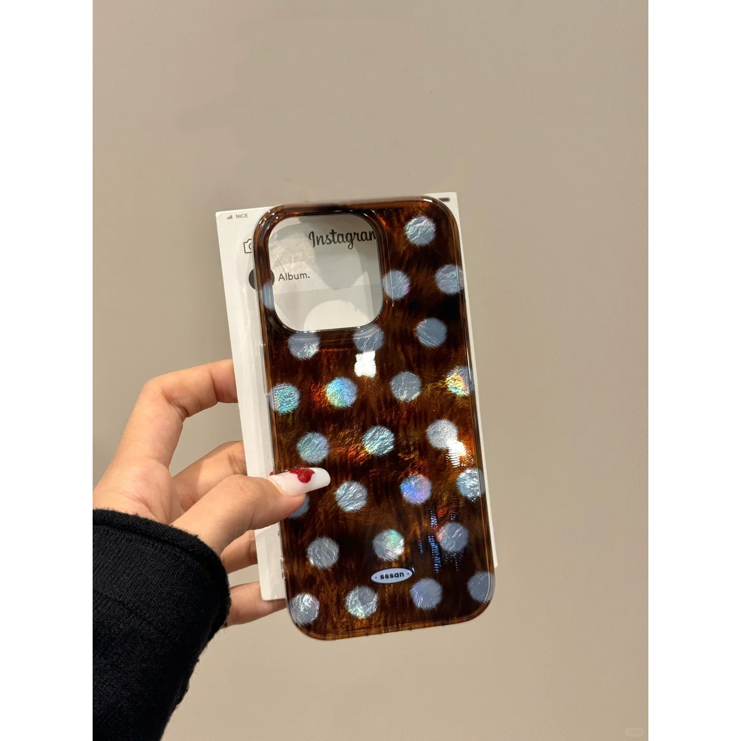 韩系波点适用苹果16手机壳iPhone15promax晕染新款12华为mate60荣耀vivox100时尚oppok70小米14红米note13女
