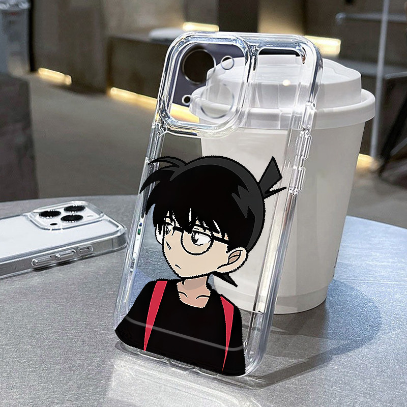 侧脸柯南适用苹果16pro手机壳iPhone15promax新款13华为mate60荣耀200防摔12小米14卡通vivo全包oppo软壳k70,3C数码配件,手机保护套/壳,淘宝优惠券,粉丝福利购,淘宝优惠卷