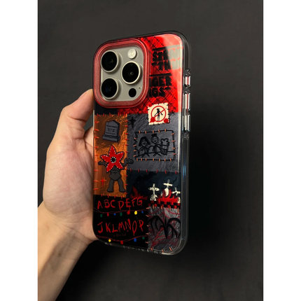 怪奇物语适用苹果16手机壳iPhone15promax新款华为mate60荣耀vivos19个性创意opporeno12小米14红米note13潮