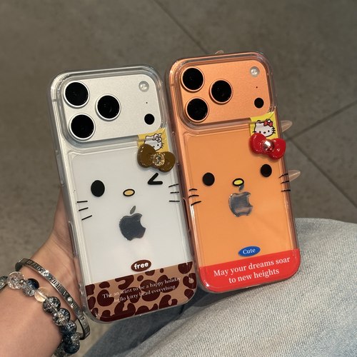 可爱少女心凯蒂猫蝴蝶结手机壳