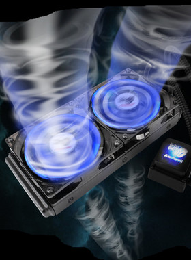 适用超频AMD FX-8300 FX 8120 8310 8350 8370 八核CPU 水冷风扇