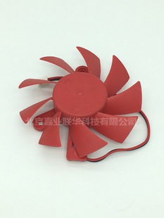 讯景XFX HD5750 黄金/白金版 PLA08015S12HH 0.35A 孔4.7显卡风扇