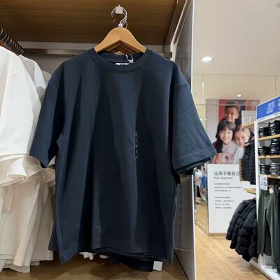 夏季新品482295 465185 475355男女装宽松圆领T恤五分袖短袖上衣