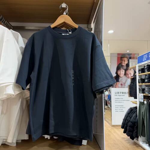 夏季新品482295 465185 475355男女装宽松圆领T恤五分袖短袖上衣