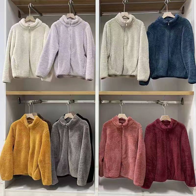 女装长绒摇粒绒珊瑚绒外套拉链茄克长袖E459794/470137/479611,女装/女士精品,短外套,淘宝优惠券,粉丝福利购,淘宝优惠卷