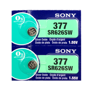 Renata瑞士377 SR626SW手表电池专用纽扣电子通用lr626s锂377a型号6.8×2.6 AG4 SG4 SR66 LR66 LR626 SR66