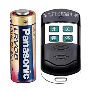 松下12v23A道闸门遥控器电池 移动伸缩拉闸转闸门卫起杆红门万能遥控器专用GPALKALINE迷你型短身高伏碱性32a