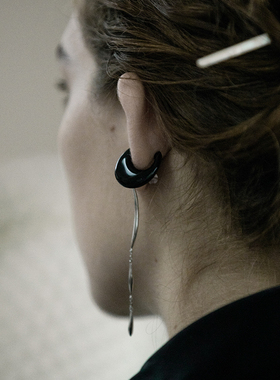 pn耳夹无耳洞耳环气质高级感小众耳饰无痛复古耳挂冷淡风耳骨夹女