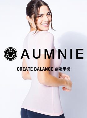AUMNIE澳弥尼介绍T恤女短袖透气速干排汗修身百搭健身运动瑜伽服