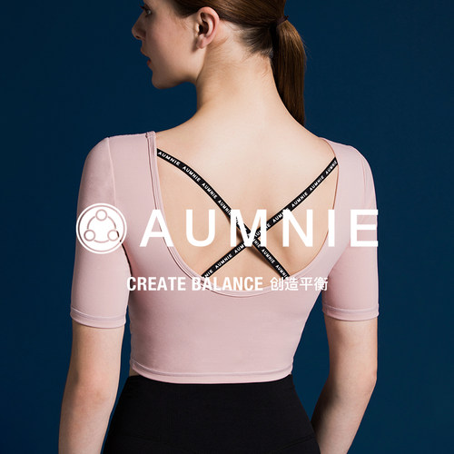 AUMNIE澳弥尼瑜伽短袖T恤休闲女