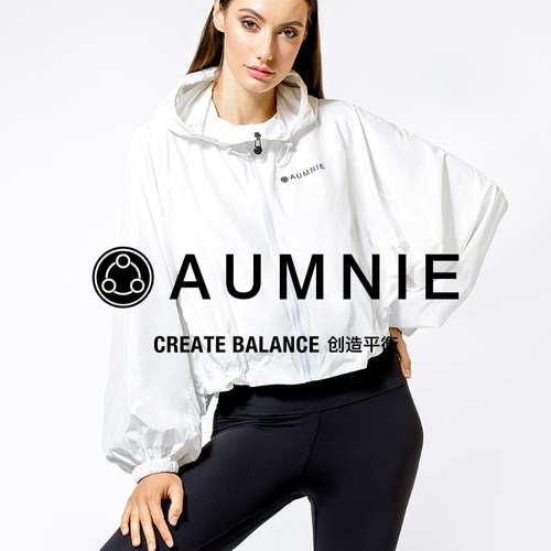 aumnie日常秋冬新品健身瑜伽夹克