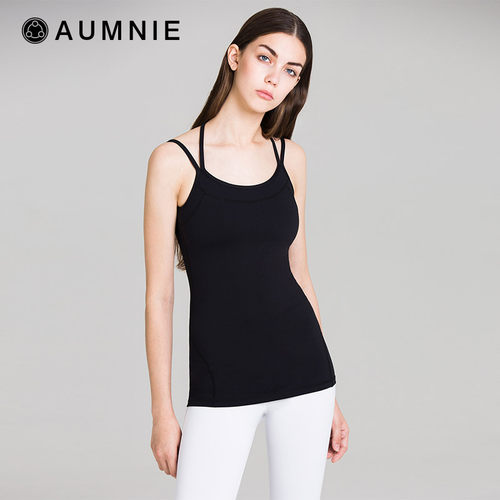 AUMNIE澳弥尼女修身运动上衣
