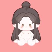 天官赐福同人玩偶一番赏谢怜棉花娃娃坐姿40cm花城公仔二次元 仿娃