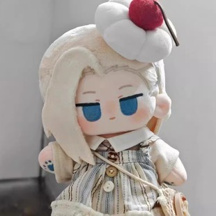 罗小黑同款鹿野20厘米棉花娃娃可爱毛绒公仔超萌可换装生日礼物
