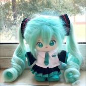 棉花娃娃20cm乐章未来娃衣初音披肩套装 斗篷衣服坐40cm一番赏玩偶