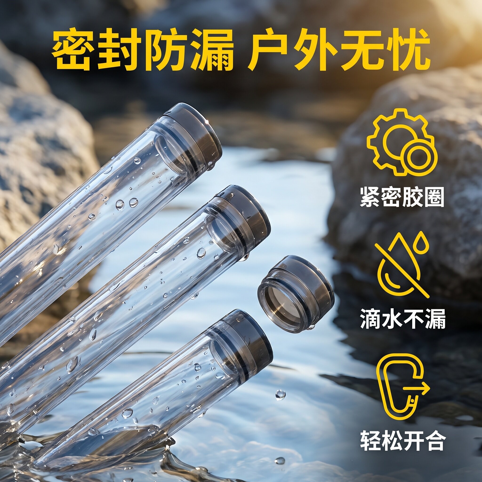 外径3.3厘米多种长度亚克力管塑料桶透灰色漂筒加长加粗加厚图片