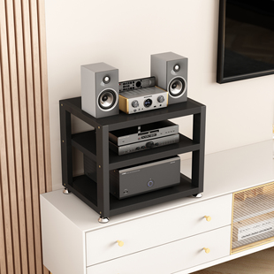 桌面功放架耳机放大器支架台式小型CD机胆机HIFI声卡解码打印机架