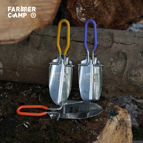 FarmerCamp折叠不锈钢钓鱼铲盆
