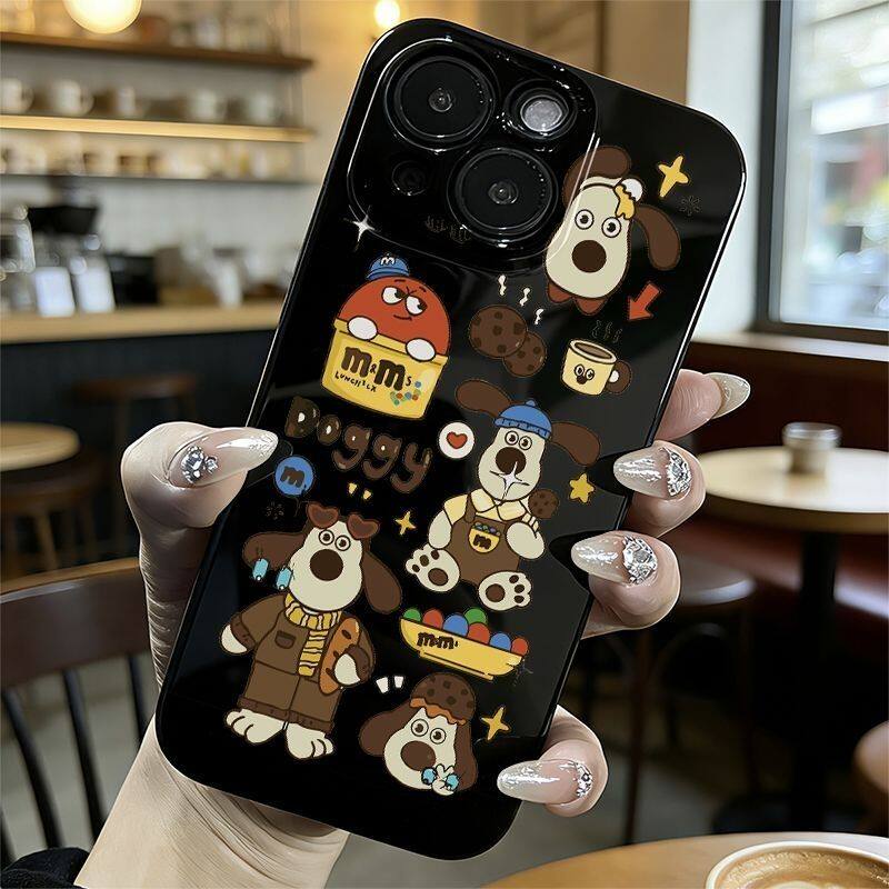 豆豆狗狗适用iPhone14Pro/17手机壳11/6/xr苹果14/15Promax软情侣8p手机壳