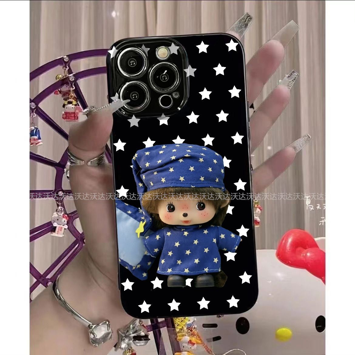 星星蒙奇奇适用iPhone14Pro/17手机壳11/6/xr苹果14/15Promax软情侣8p手机壳简约