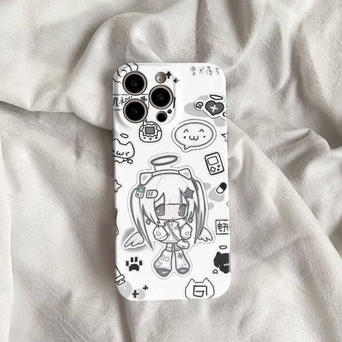 亚文化少女适用iPhone14Pro/13手机壳11/6/xr苹果14/15Promax软8p手机壳