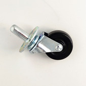 2英寸PU万向脚轮插头配套多用音箱机柜5295 Penn Elcom 5299镀锌