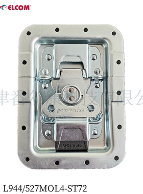 Penn Elcom大号镶嵌式自动闭合扭锁带挂锁航空箱配件L944/527MOL4