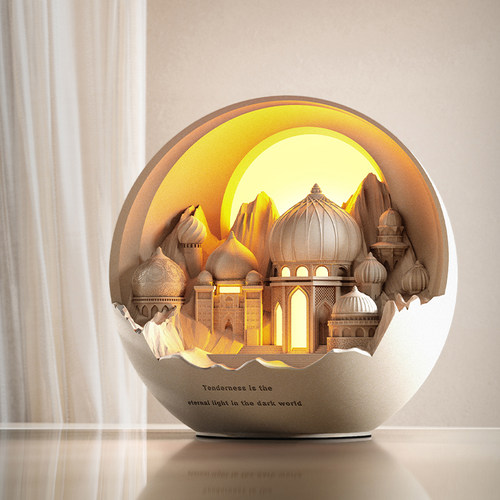 壁光里结婚新婚礼物氛围香薰夜灯