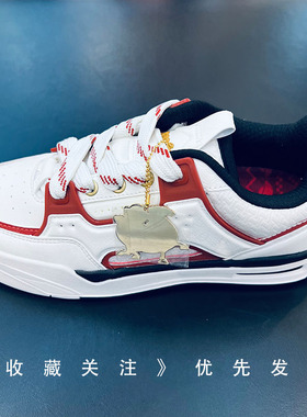 安踏骜杰板鞋女2026春新款增高加厚低帮休闲运动鞋122618043