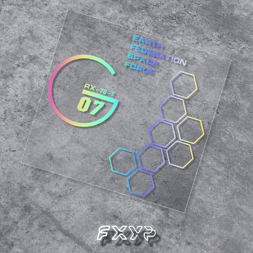 地球联邦宇宙部队汽车反光贴