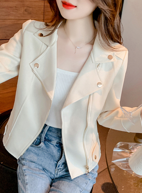 150小个子麂皮绒风衣外套女155春秋季短款夹克高级感小众上衣xs码