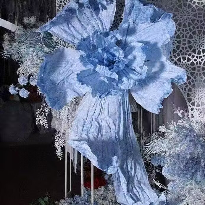 婚庆舞台美陈仿真纸花