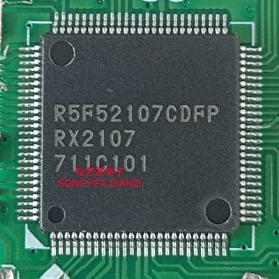 R5F52107CDFP  QFP100封装  RENESAS单片机芯片 原装拆机IC 询价