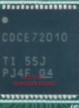 CDCE72010RFCR  CDCE72010 QFN64IL封装 时钟发生器 原装拆机