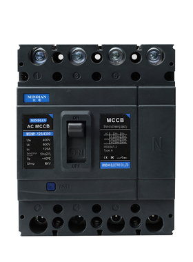 民电MDM1-125/4300-100A200A400A塑壳断路器MDM1-125H/4300-125A