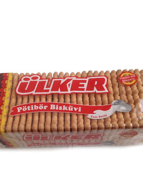 Ulker potibor biscuits 土耳其原装进口牛奶味甜饼干175g