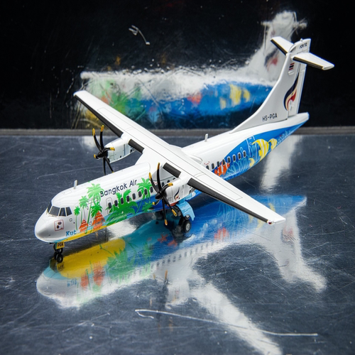 【二手飞机模型】JCwings 1:200 曼谷航空 ATR-72 HS-PGA 实物实
