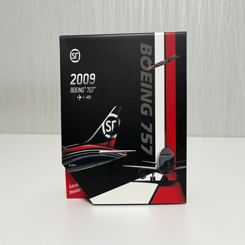 顺丰飞机模型,顺丰航空顺丰波音757-200(PCF黑色涂装)??注册号:B