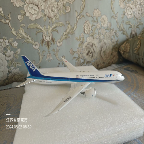 合金飞机模型 星空联盟 全日空 波音787梦想客机 老物 摆了不久