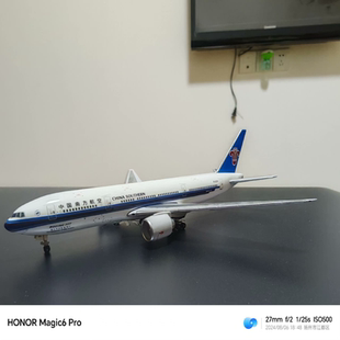 1/500AC中国南方航空公司波音777-200太平洋延程飞行无瑕疵盒子