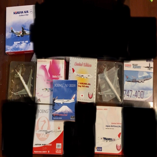 JAL 日航 大韩 PH DW GJ 1:400 模型JAL KAL 日航 & 大韩 1:400