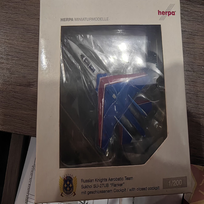 herpa su27 勇士双座版无暇