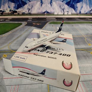 US Airways 全美航空 Boeing 737-400厂商：Phoenix比例：1:200