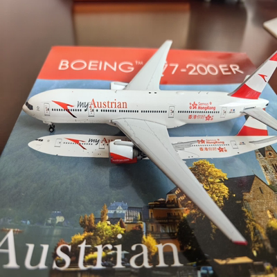 phoenix 1:400 奥地利航空 Austrian B777-200ER OE-LPD 香港彩