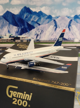 US Airways 全美航空 Boeing 767-200厂商：Gemini Jets比例：1:2