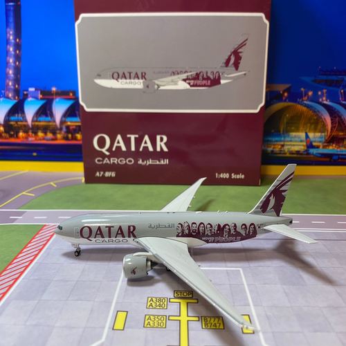 Phoenix 1:400# 飞机模型  卡塔尔航空Boeing B777-200LRF A7-BFG